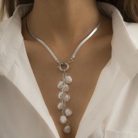 Колье Fashion Jewerly с подвеской из жемчуга