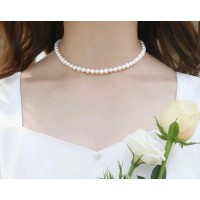 Ожерелье 'Фелиция' из натурального барочного жемчуга