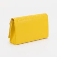 Сумка-клатч женская, отдел на клапане, цвет желтый Сумка-клатч женская, отдел на клапане, цвет желтый